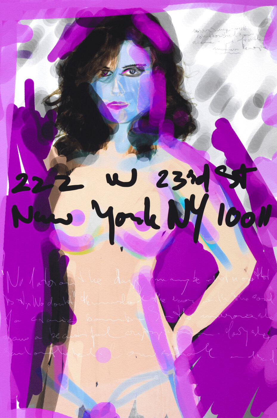 222W23rd st Mixed media