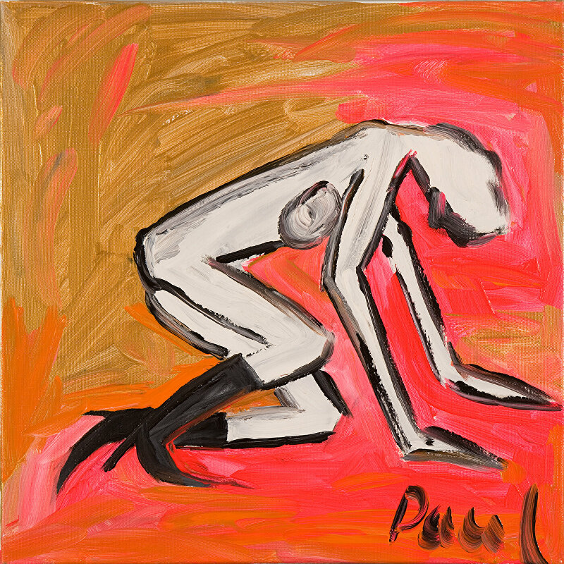 BIJ GUCCI NEERZITTEN